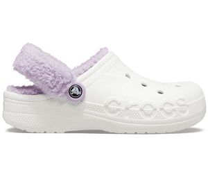 Crocs Baya Forede Fuzz-Páskové Fuzz Herre Hvide Lilla | 80LPXQSYU