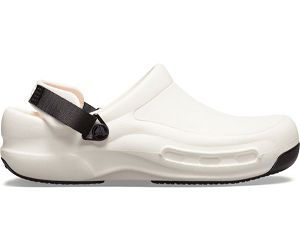Crocs Bistro Pro LiteRide™ Træsko Dame Hvide Sort | 56MTNOBAE