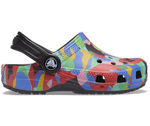 Crocs Classic Bubble Block Træsko Drenge Sort | 81DFKPOEY