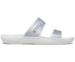 Crocs Classic Glitter Sandaler Herre Hvide | 36HGJOMZC