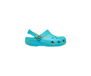 Crocs Classic Mad Print Træsko Drenge Blå | 14VIPQSRL