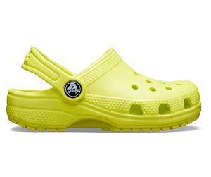 Crocs Classic Træsko Pige Gul | 19SXIRUGW