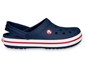 Crocs Crocband™ Træsko Dame Blå Hvide Rød | 59SUHRGDK