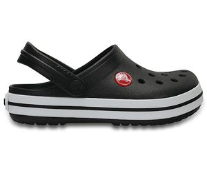 Crocs Crocband™ Træsko Drenge Sort Hvide | 16ECIJXBL
