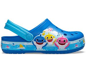 Crocs Fun Lab Baby Shark Band Træsko Drenge Blå | 64PWXFKNJ