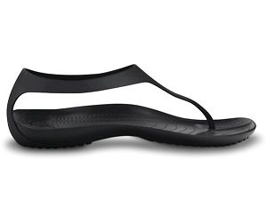Crocs Sexi Klipklapper Dame Sort | 49KVBHXQE