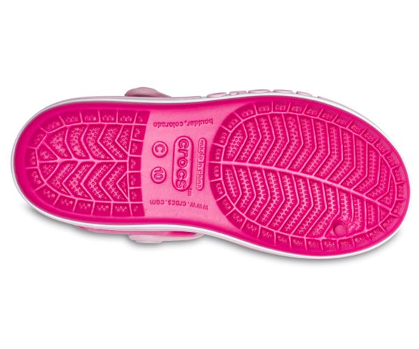 Crocs Bayaband Sandaler Drenge Lyserød Hvide | 15CNVRLWZ