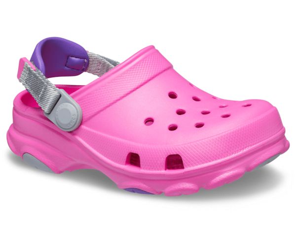 Crocs Classic All-Terrain Træsko Drenge Lyserød Grå Lilla | 15FVHANZX
