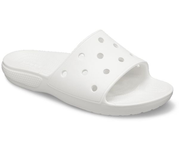 Crocs Classic Badesandaler Dame Whirte | 45FJWTILZ
