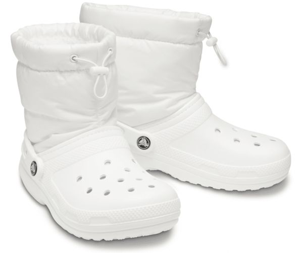 Crocs Classic Forede Neo Puff Boot Fuzz Herre Hvide | 82LBJOQWI