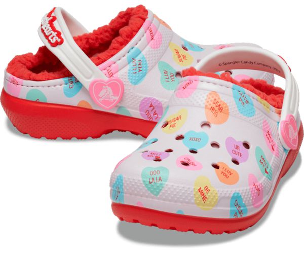Crocs Classic Forede Sweethearts Træsko Drenge Hvide Rød | 10STBIFMO