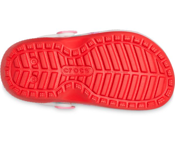 Crocs Classic Forede Sweethearts Træsko Drenge Hvide Rød | 10STBIFMO