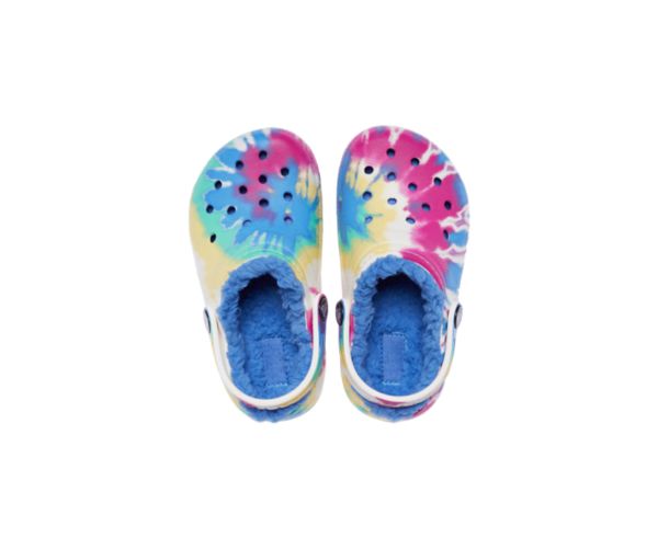 Crocs Classic Forede Tie-Dye Graphic Tøfler Drenge Blå | 32ZQBHTRX