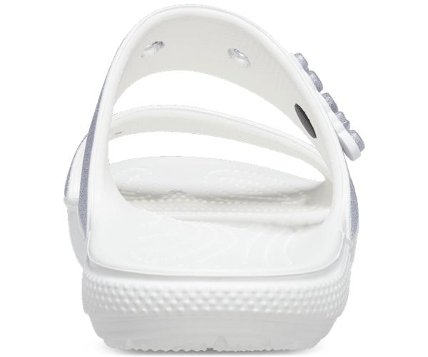 Crocs Classic Glitter Sandaler Herre Hvide | 36HGJOMZC