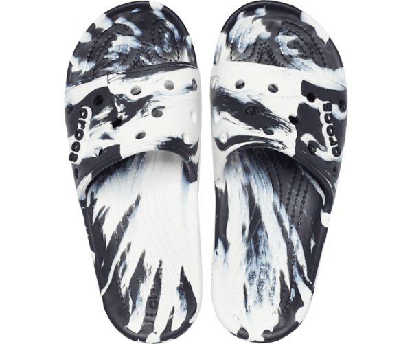 Crocs Classic Marbled Badesandaler Herre Hvide Sort | 01RTQWUSI
