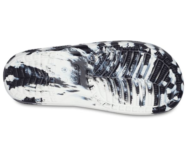 Crocs Classic Marbled Badesandaler Herre Hvide Sort | 01RTQWUSI