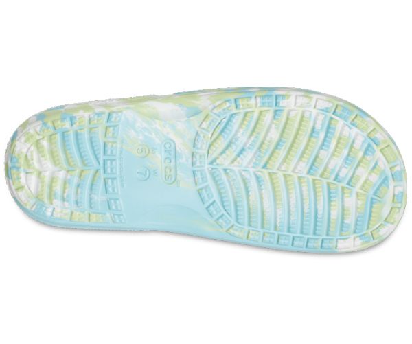 Crocs Classic Marbled Badesandaler Herre Blå Hvide | 40PXEGFDC