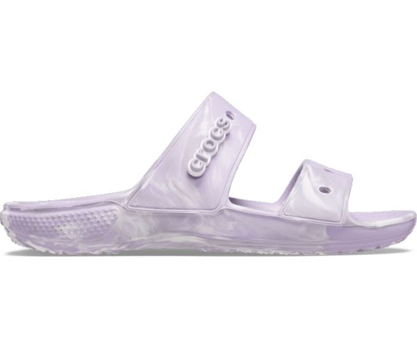 Crocs Classic Marbled Sandaler Dame Lilla Hvide | 98SPGXYUM