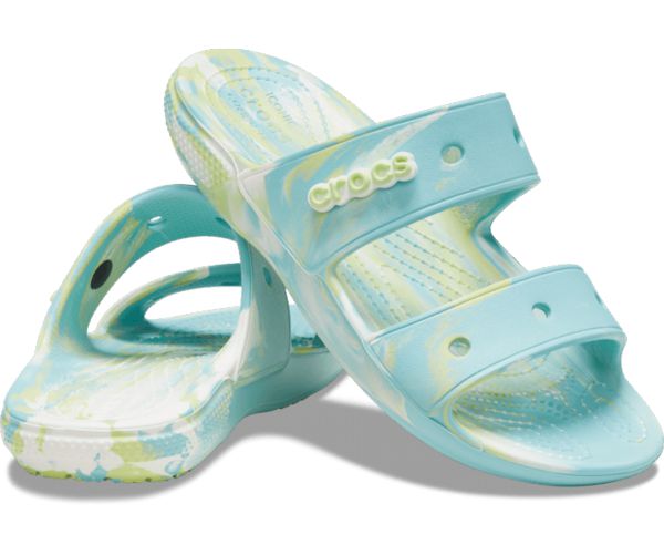 Crocs Classic Marbled Sandaler Herre Blå | 03GZVQNMF