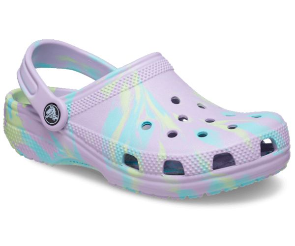 Crocs Classic Marbled Træsko Pige Lilla | 26GPSEAYU