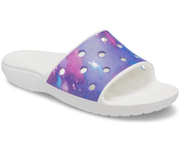 Crocs Classic Out of this World Sandaler Herre Hvide Lilla | 50IFQTSJA