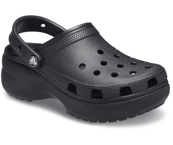 Crocs Classic Platform Kilehæl Sko Dame Sort | 84HGVKDPS