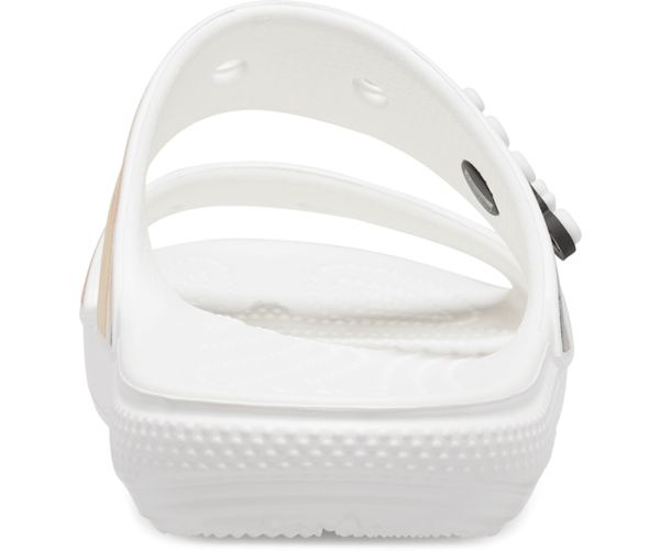 Crocs Classic Tie-Dye Graphic Sandaler Dame Hvide | 71BTMULVO