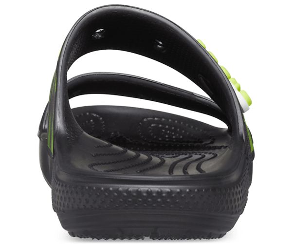 Crocs Classic Tie-Dye Graphic Sandaler Herre Sort Grøn | 70OZXTIMP