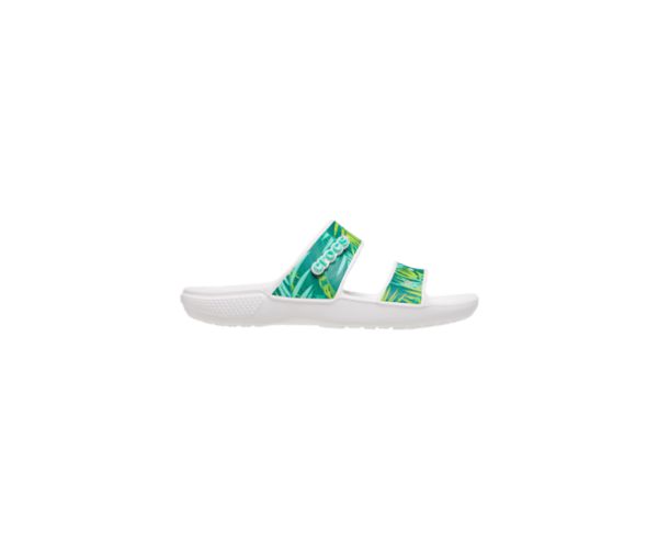 Crocs Classic Tropical Sandaler Dame Hvide | 82FKIZXAU