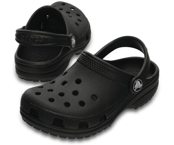 Crocs Classic Træsko Pige Sort | 95AGCJVHX