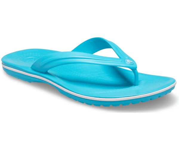 Crocs Crocband™ Klipklapper Dame Blå Hvide | 98KRLCVXG