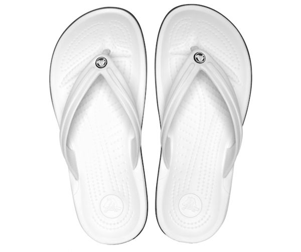 Crocs Crocband™ Klipklapper Herre Hvide Sort | 32NURIFPZ