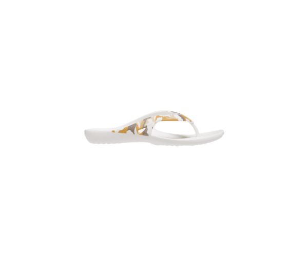 Crocs Kadee II Printed Klipklapper Dame Hvide Brune | 96VJSZMQC
