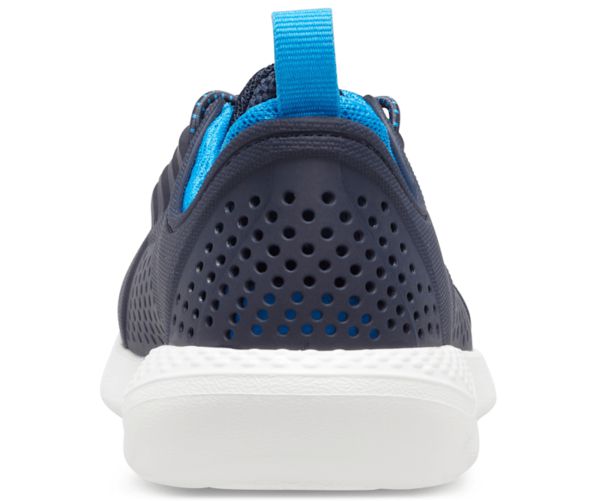 Crocs LiteRide™ Pacer Sneakers Pige Mørkeblå Hvide | 38QJTNDVX