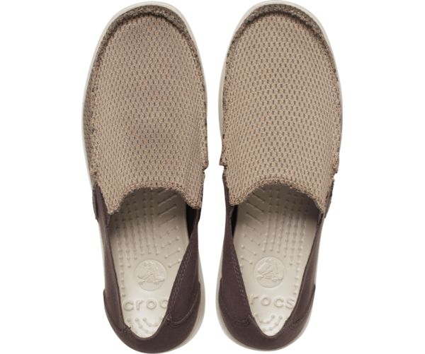 Crocs Santa Cruz Siesta Cay Slip-On Loafers Herre Brune | 42ZTDCHQK