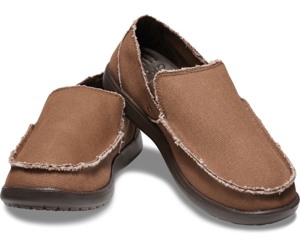 Crocs Santa Cruz Slip-On Loafers Herre Brune | 15ARYBQHX