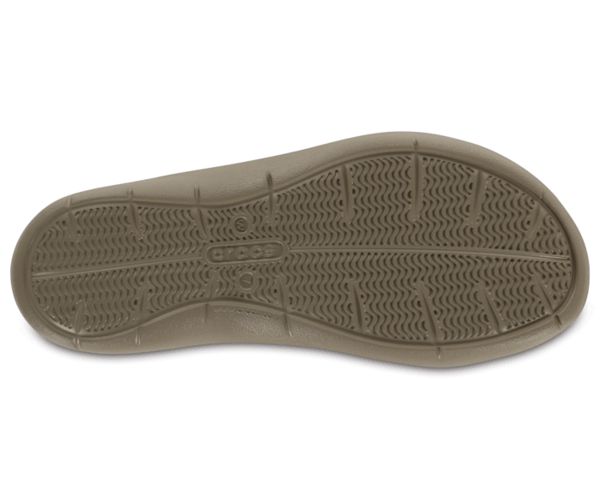 Crocs Swiftwater™ Badesandaler Dame Brune | 13KBISWDF